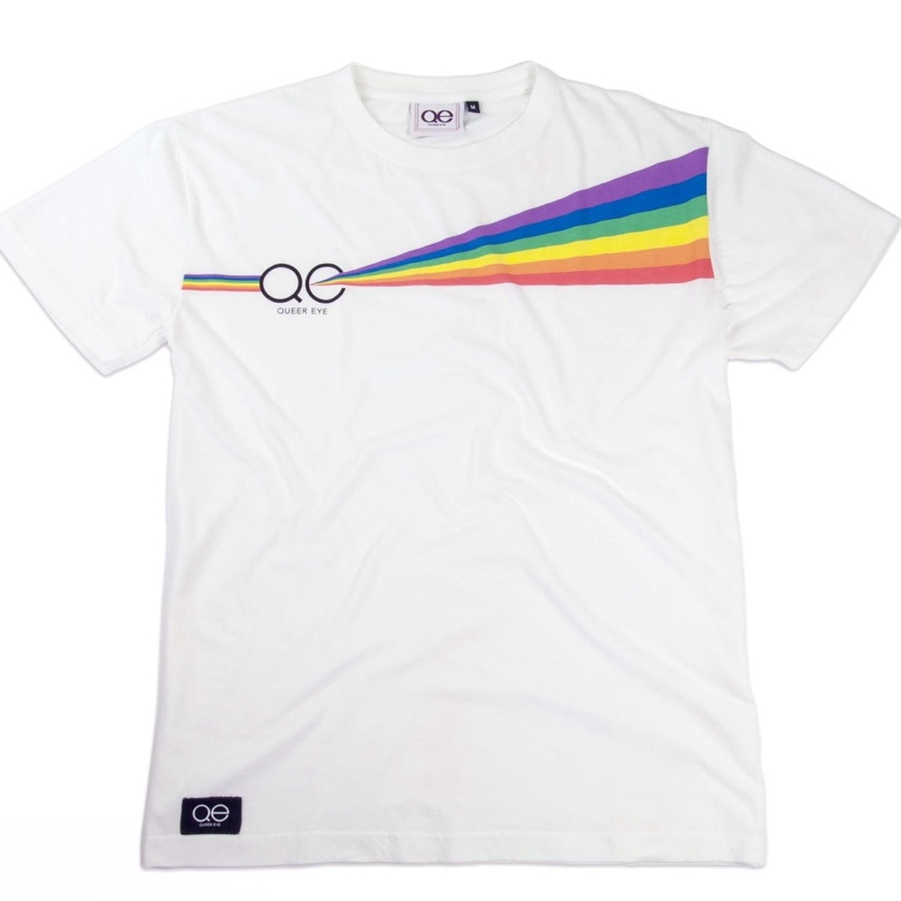 Queer Eye T-shirt Pride, nwt Prism rainbow